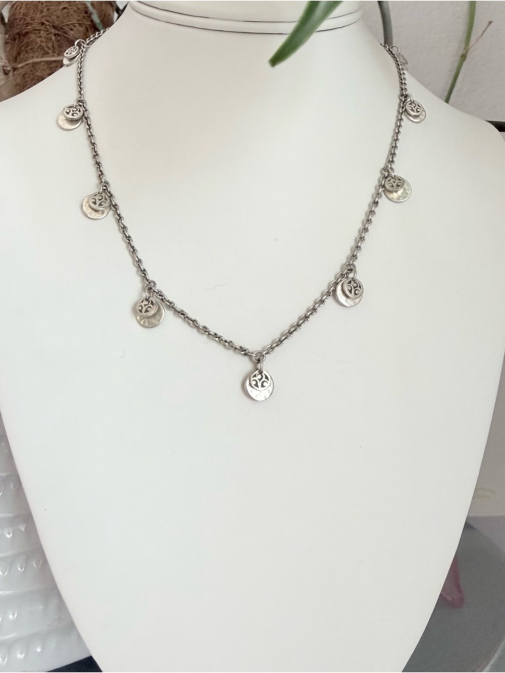 Lois Hill 925 Sterling Silver Reversible Necklace